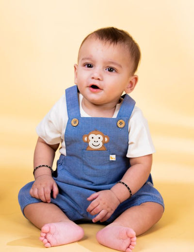 Organic Cotton Bodysuit & Overall Set