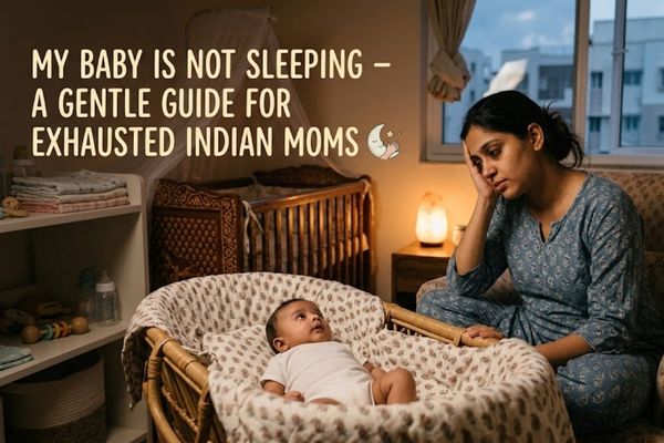 My Baby Is Not Sleeping – A Gentle Guide for Exhausted Indian Moms