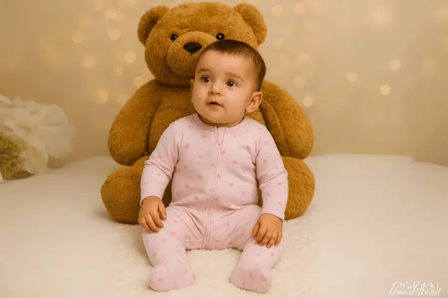 Organic cotton baby winter clothes layering