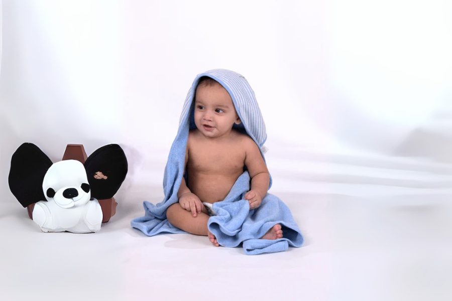 baby  Hooded Terry Towel