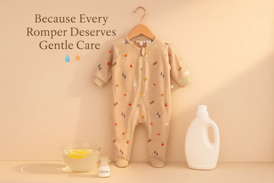 How to Wash Baby Rompers Safely at Home