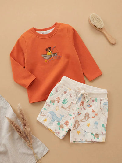 Boy's Top & Shorts