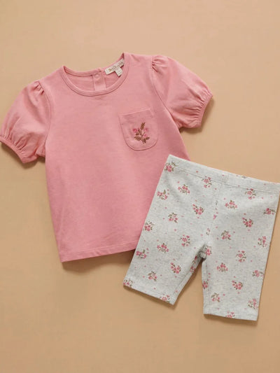 Girls Top & Shorts