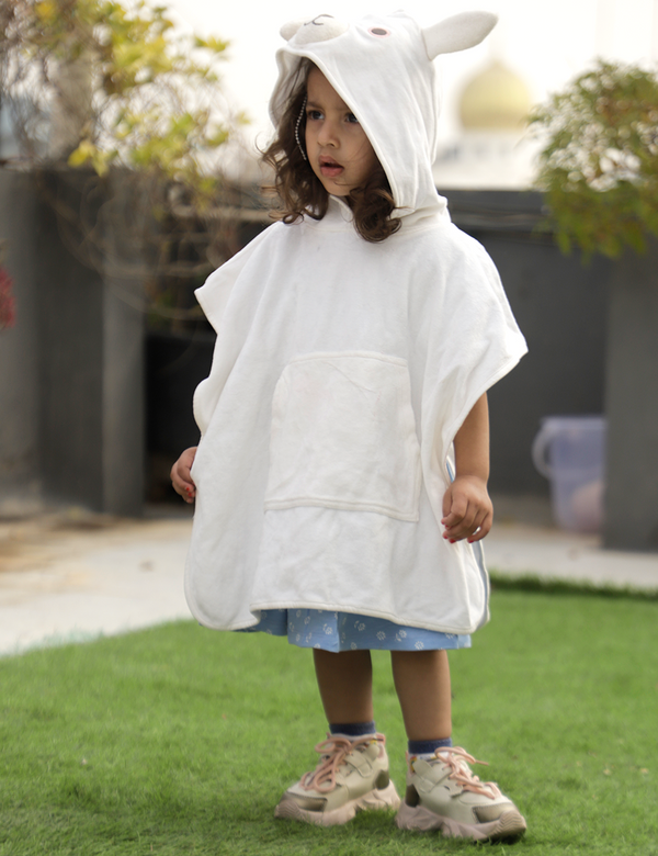 Bunny Hooded Towel-Poncho – Organic, Soft & Adorable