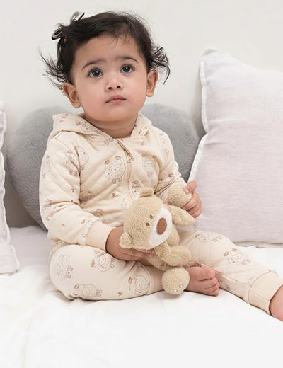 Organic Cotton Soft Lamb Quilted Growsuit – Cute, Cozy & Perfect