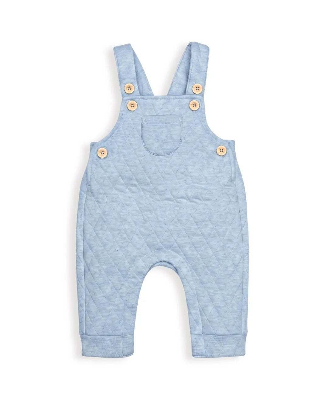 Organic Cotton Quilted Dungaree Set - Surfing Dogs Print