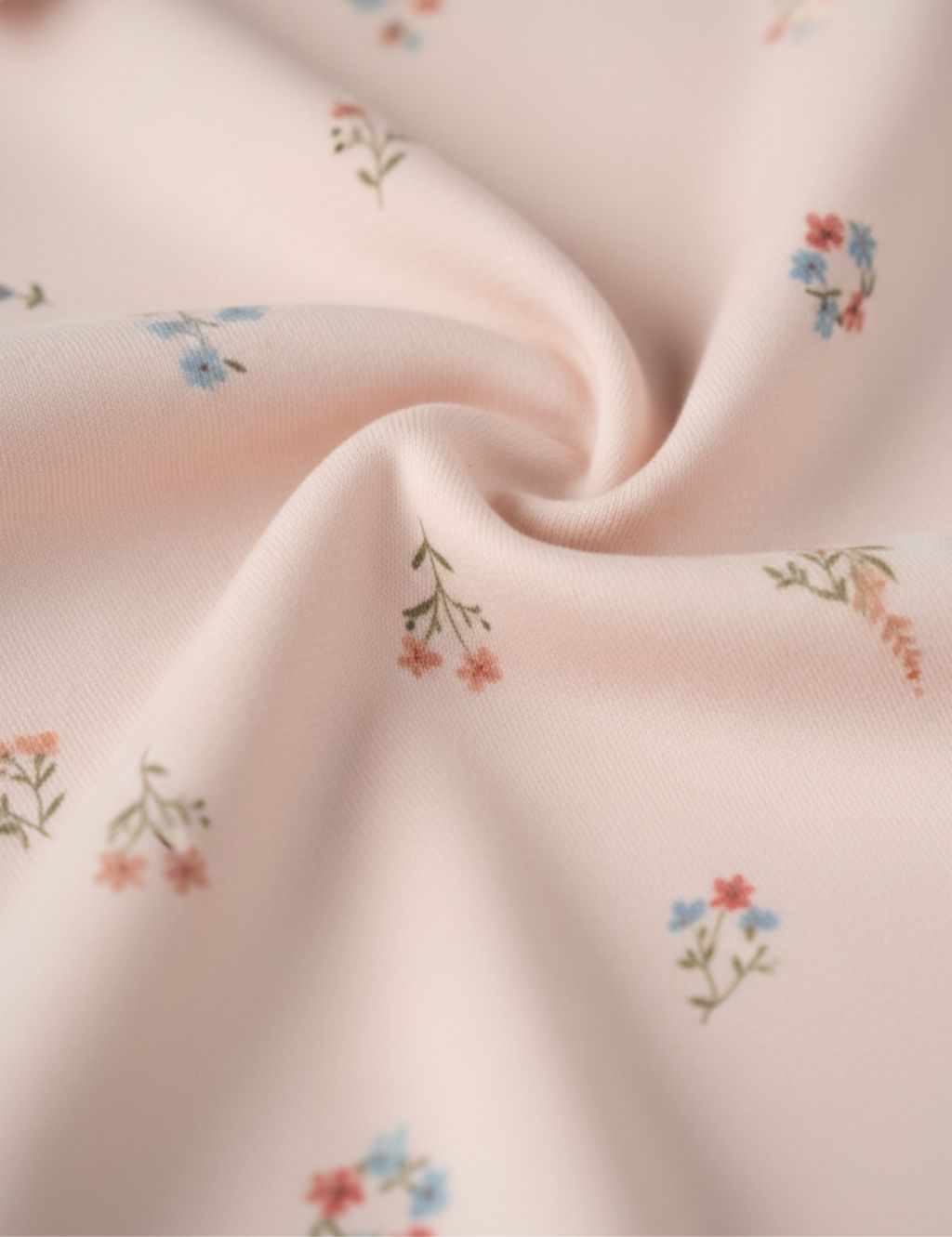 Organic Cotton Baby Romper – Pink Floral Print