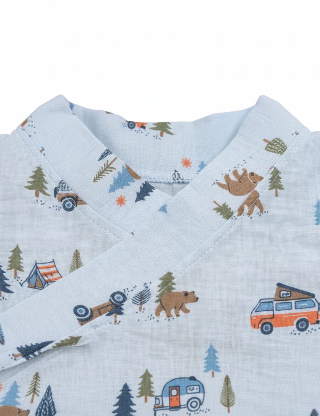 Forest Adventure Organic Muslin Romper