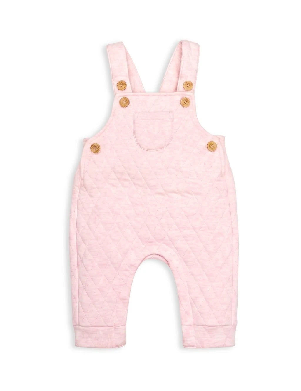 Organic Cotton Quilted Dungaree Set - See Garden Print