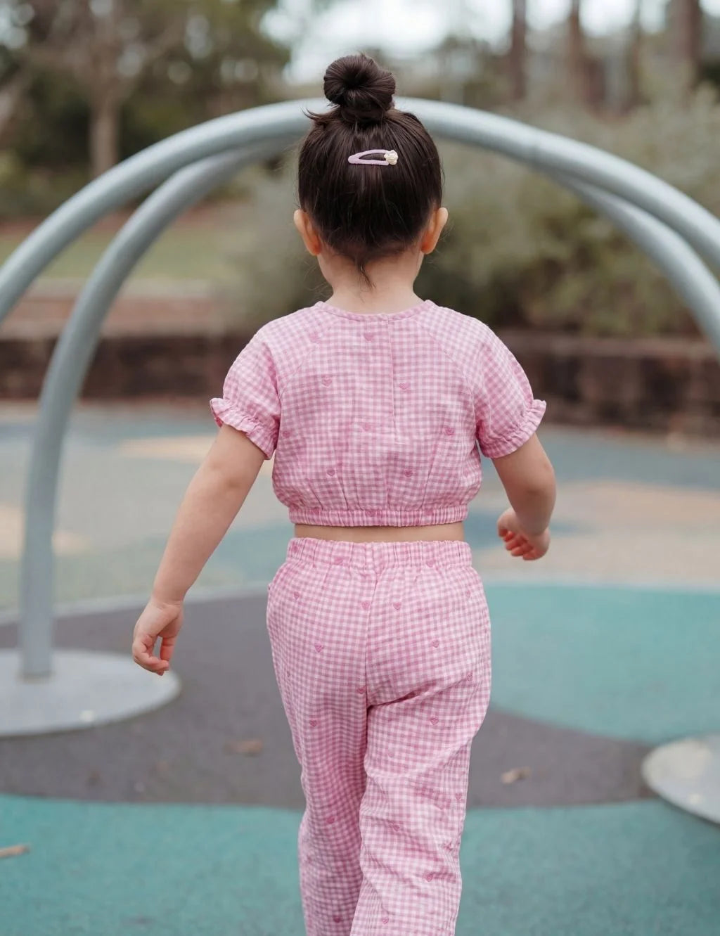 Pink Gingham Breeze Co-Ord Set