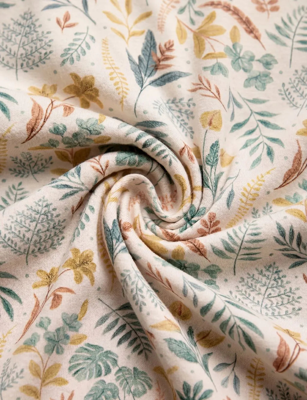 Organic Cotton Rain Forest Print Baby Romper