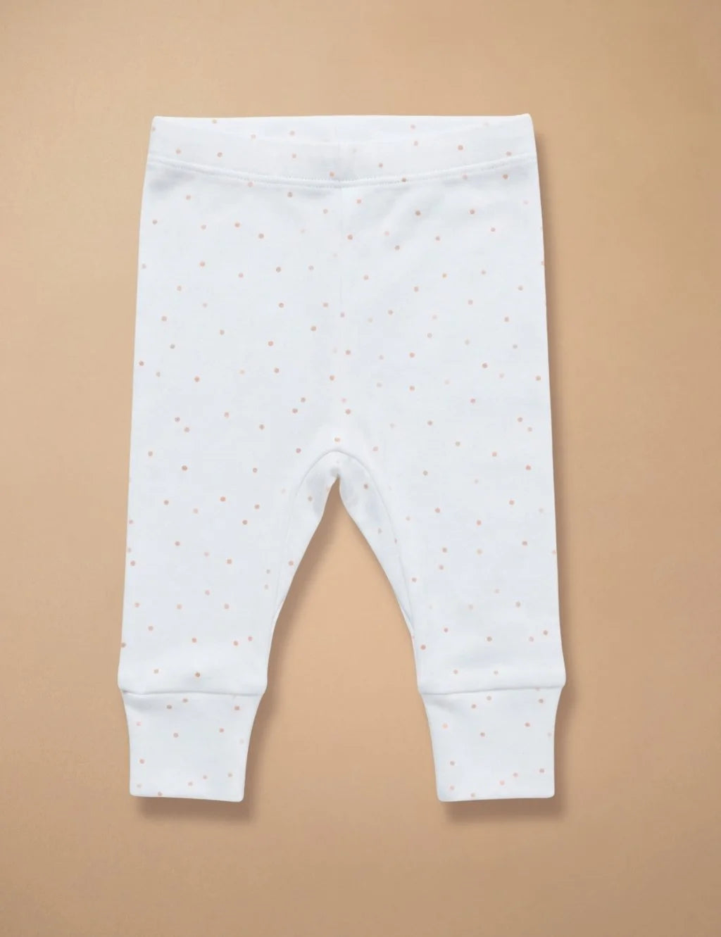 Organic Cotton Baby leggings 2 pack Pink Spot and Grey Spot