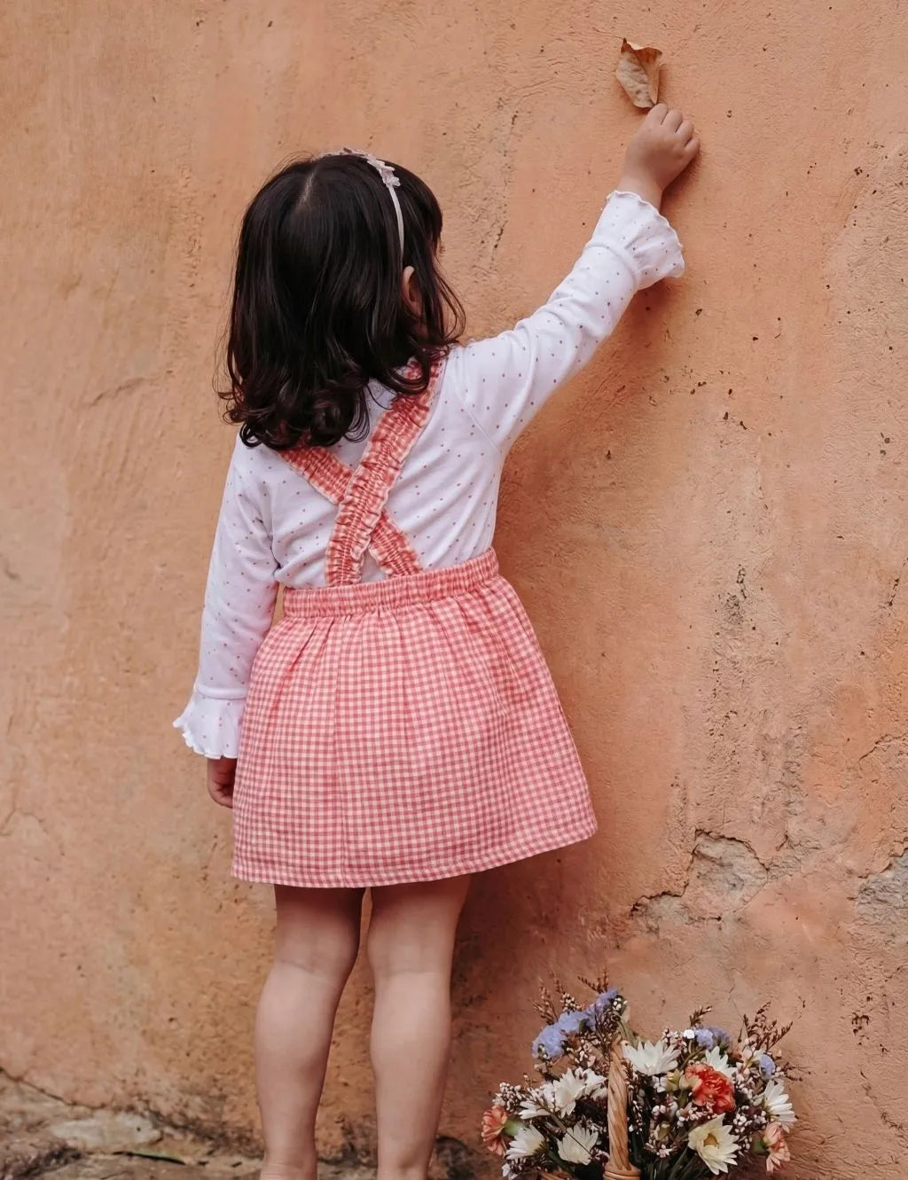 Little Berry Gingham Frock Set