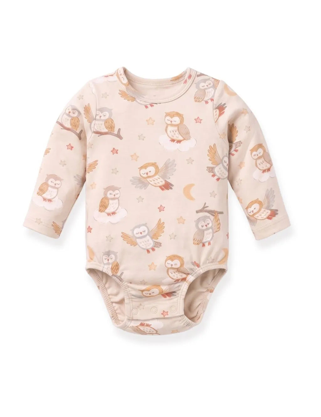 Organic Cotton 3-Piece Baby Set - Sleepy Owls Print