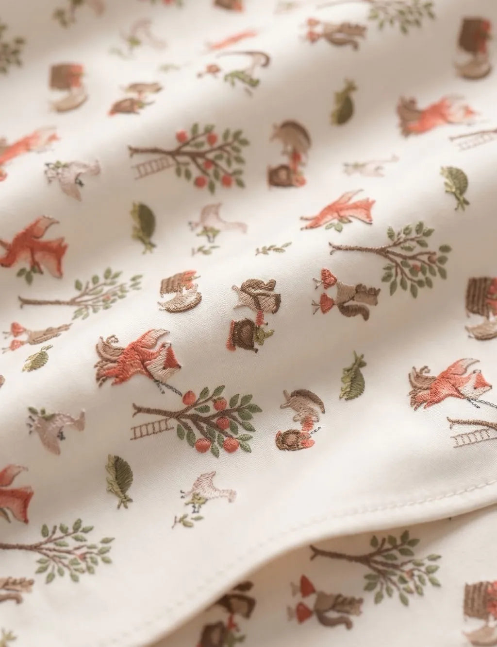 100% Organic Cotton Baby Towel - Harvest Print