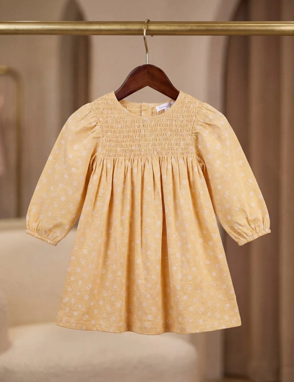 Organic Cotton Sunny Daisy Charm Dress