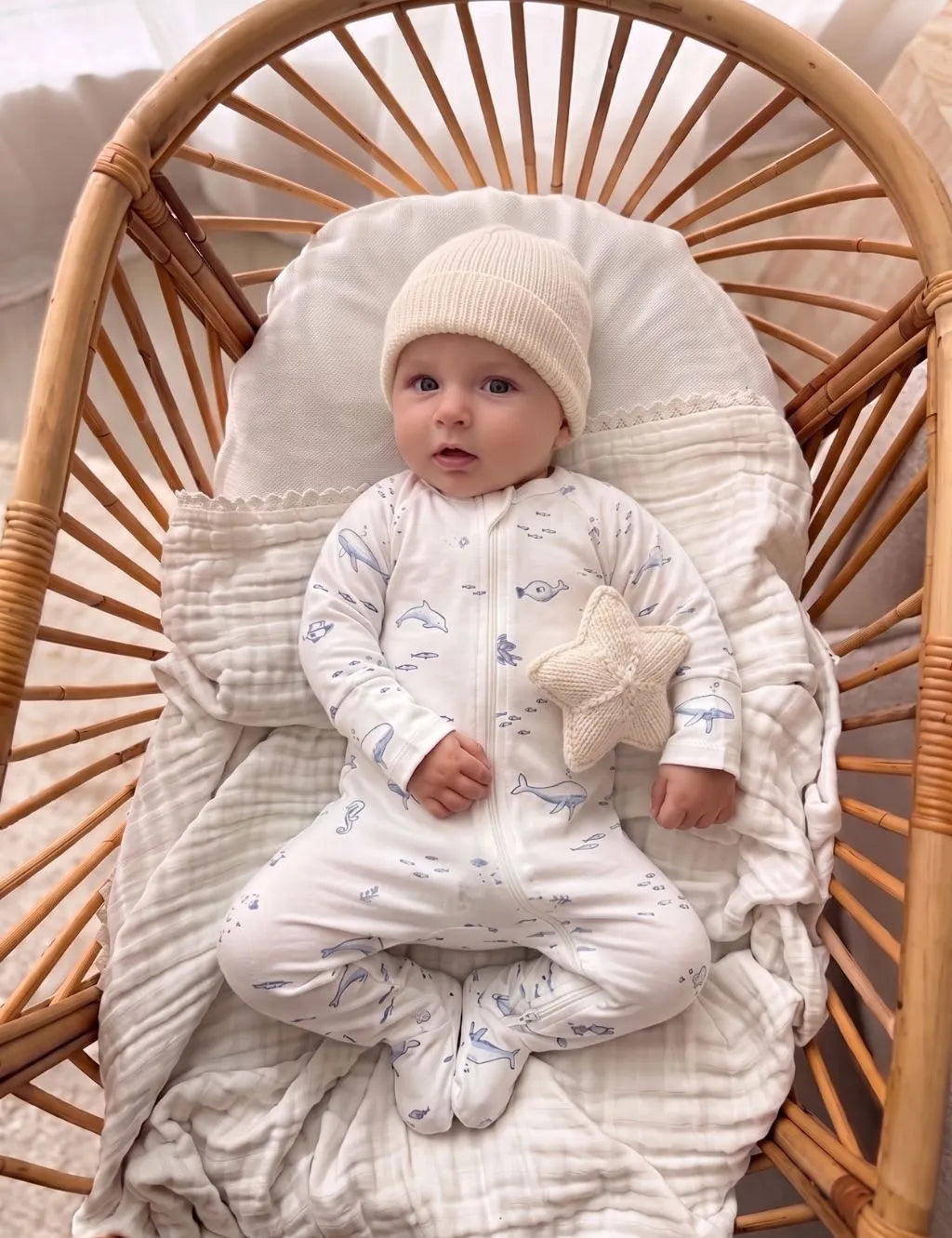 2-Pack Zip Rompers – Nautical & Blue