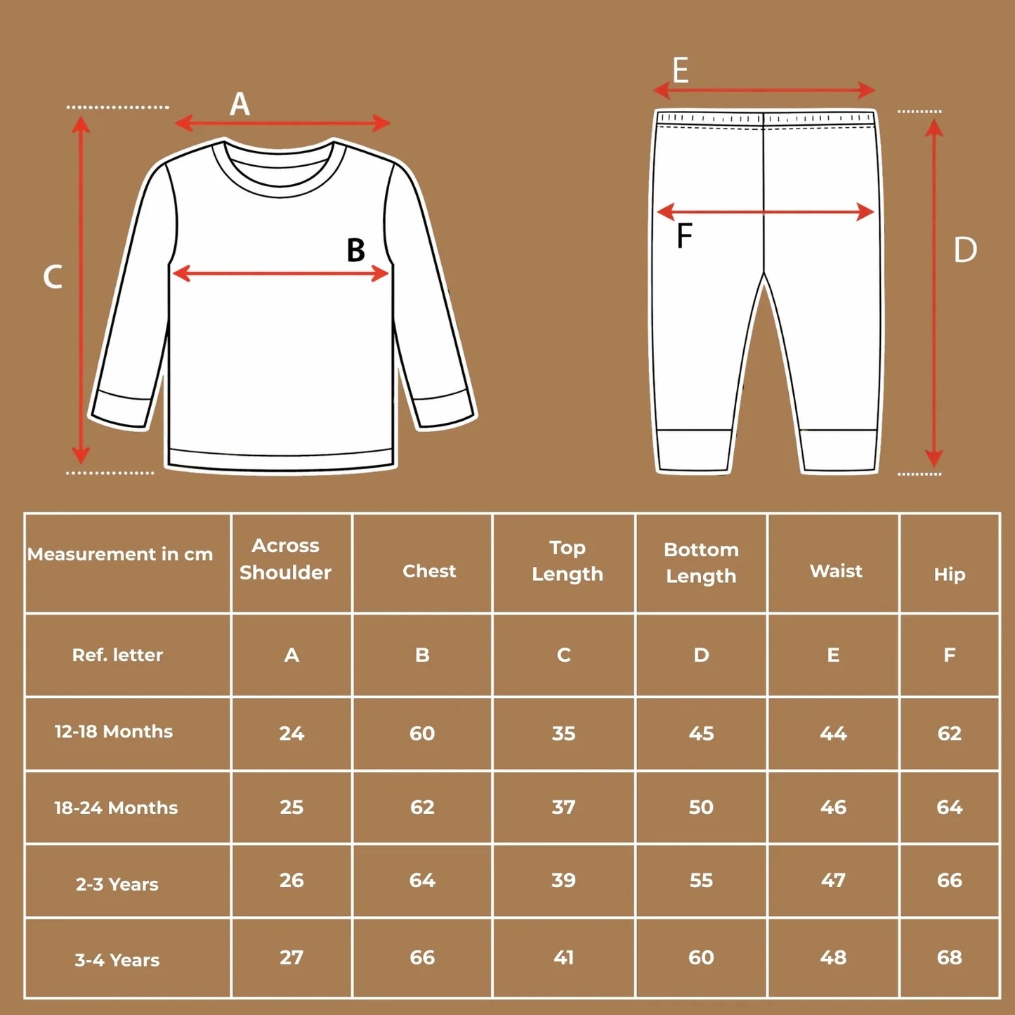 Longsleeve Unicorn Pyjama Set