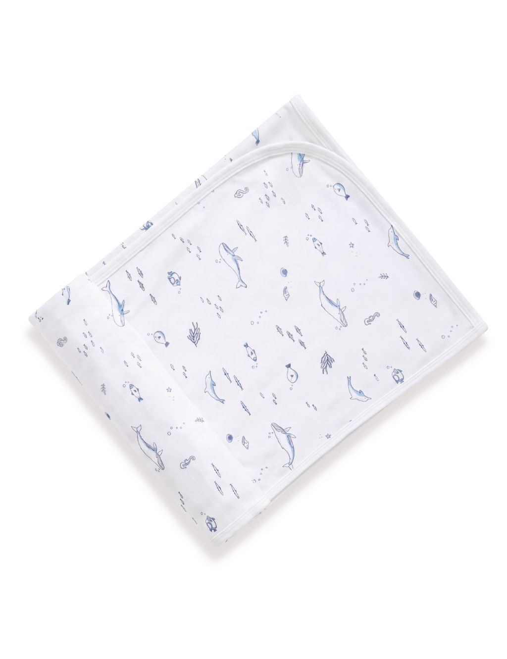 Organic Cotton Newborn Gift Set for Baby Boys - Blue