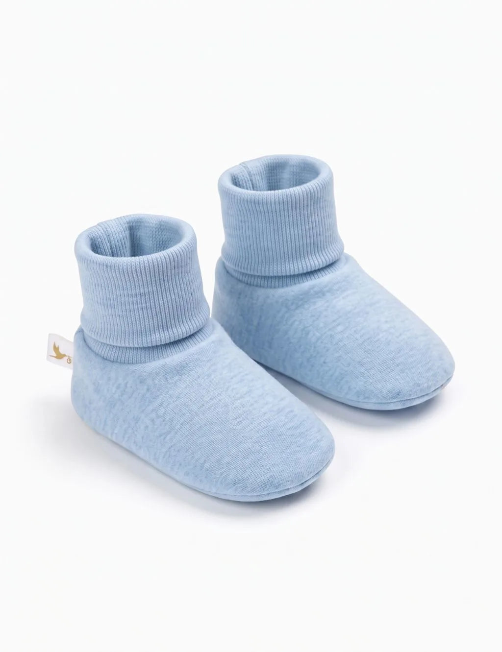 Organic Cotton Mittens & Booties - Blue