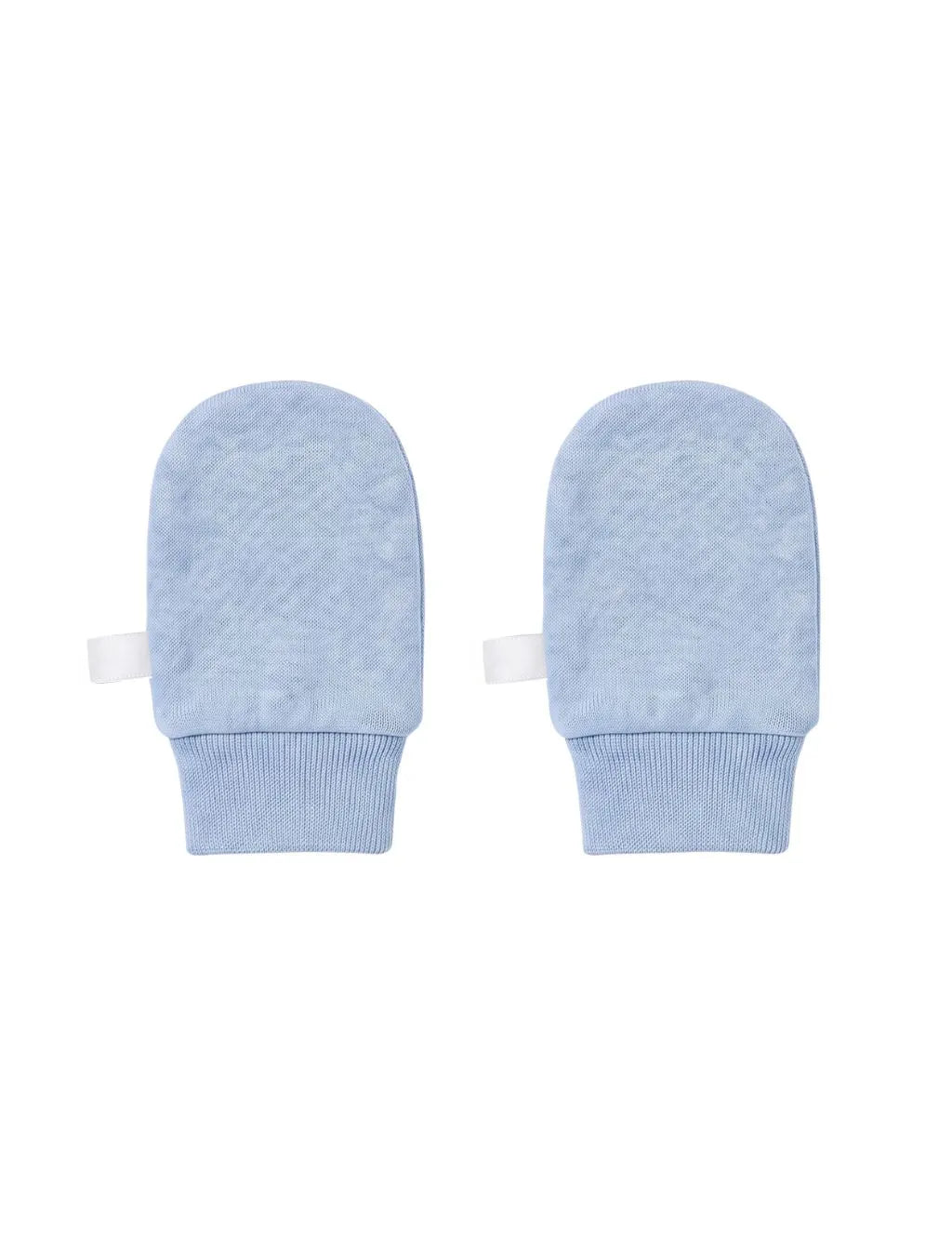 Organic Cotton Mittens & Booties - Blue