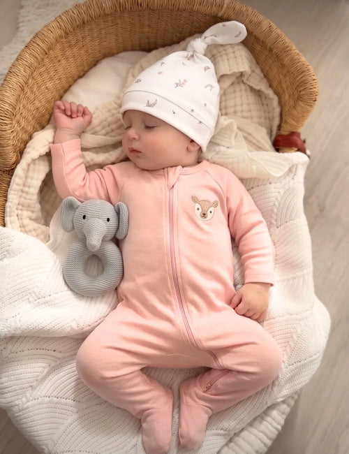 Ohmybebe Nudie Zip Growsuit