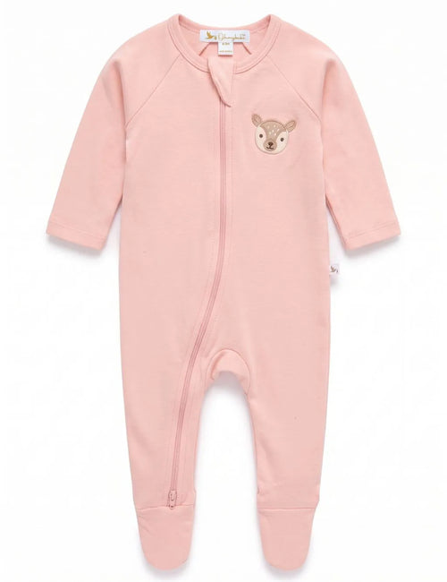 Ohmybebe Nudie Zip Growsuit