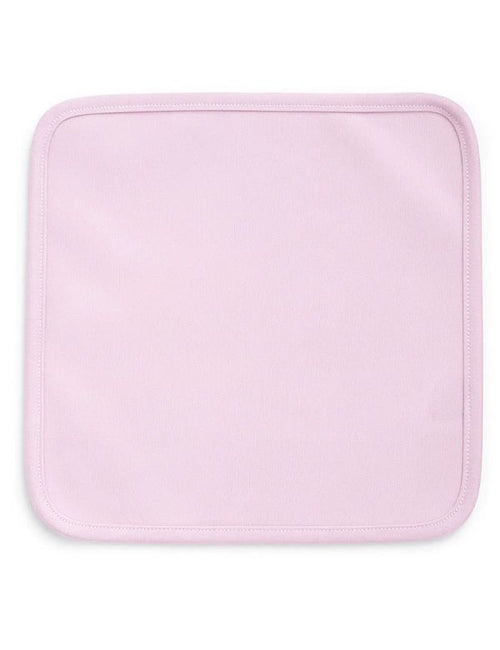 Organic Cotton 3-Piece Washcloth Set (10x10 inches) – Pink/White/Grey Combo