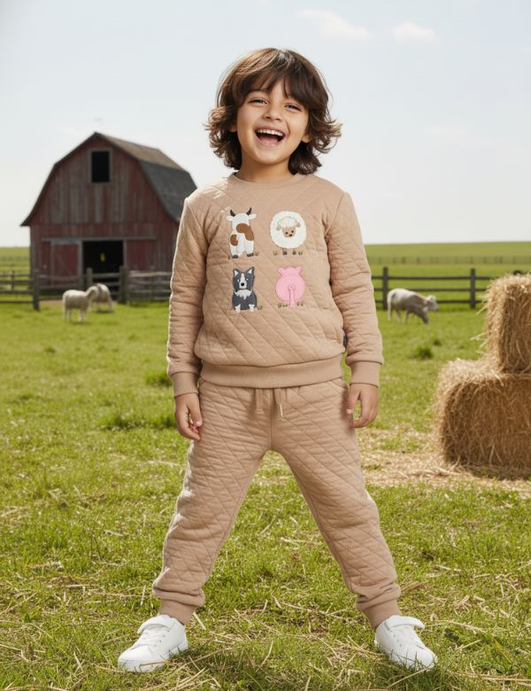 Farm Animal Quilted Co-Ord Set