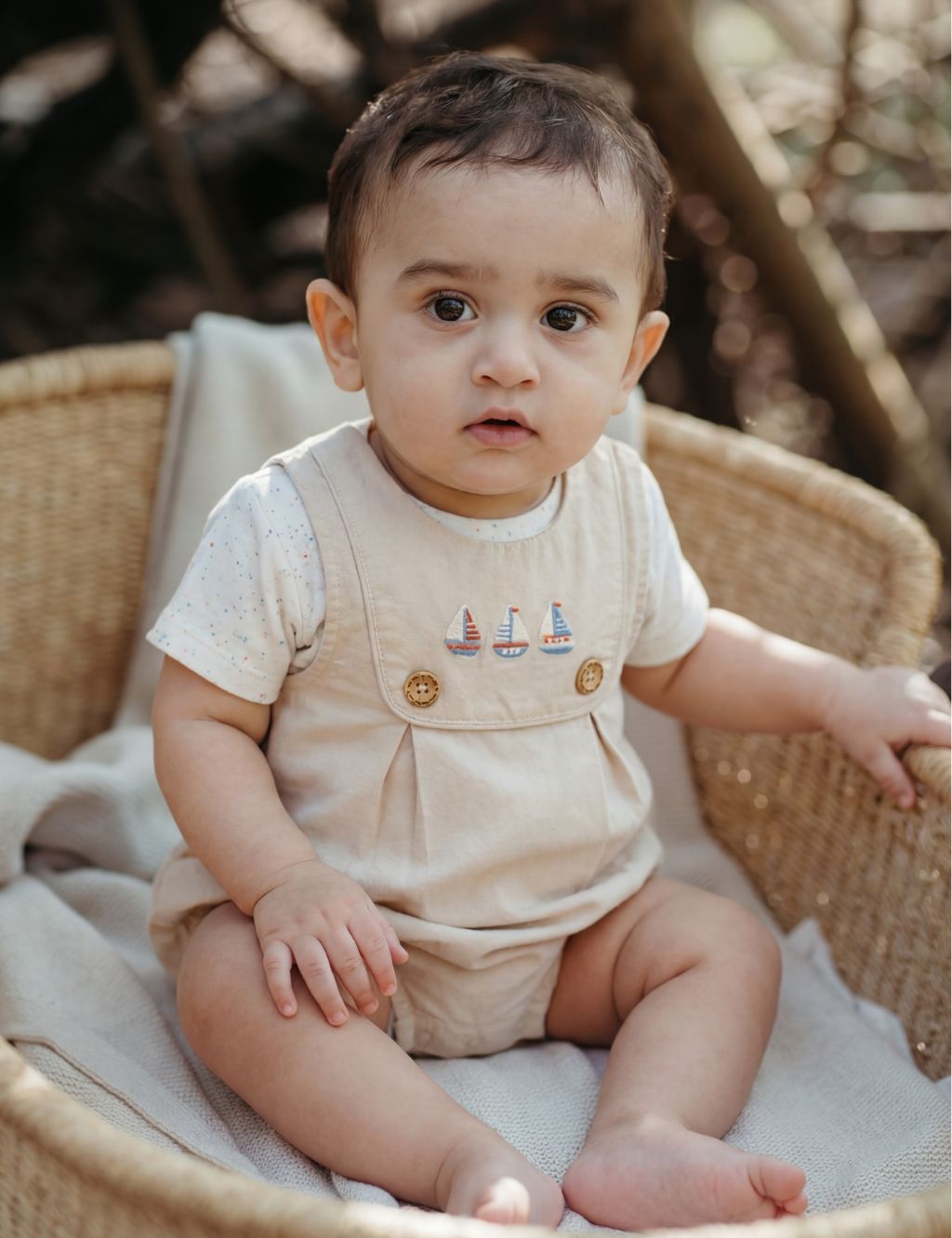 Classic Nautical T-Shirt & Romper Set