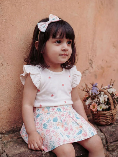 Girls' Top & Skirt