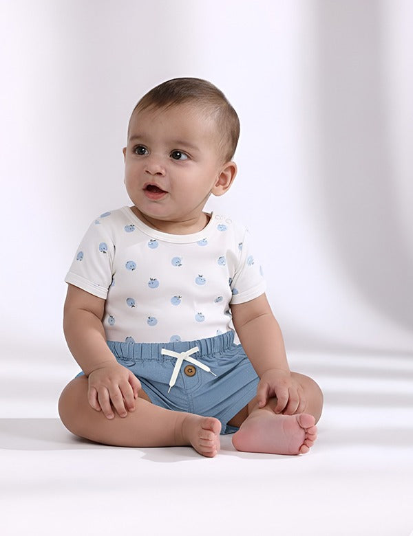 Organic Cotton Top with Shorts Set