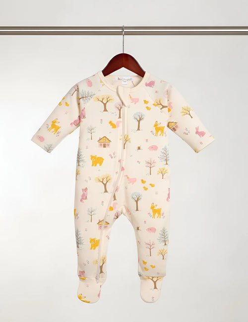 Ohmybebe Woodland Zip Growsuit