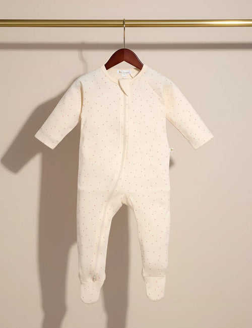 Ohmybebe Peach Mini Spot Growsuit