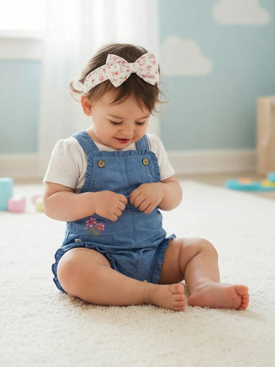 Baby Girl Top & Overall Sets