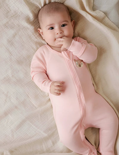 Ohmybebe Nudie Zip Growsuit