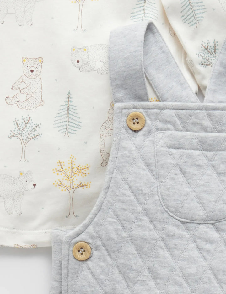 Organic Cotton Quilted Overall Set – Soft, Cozy & Adorably Stylish - ohmybebe