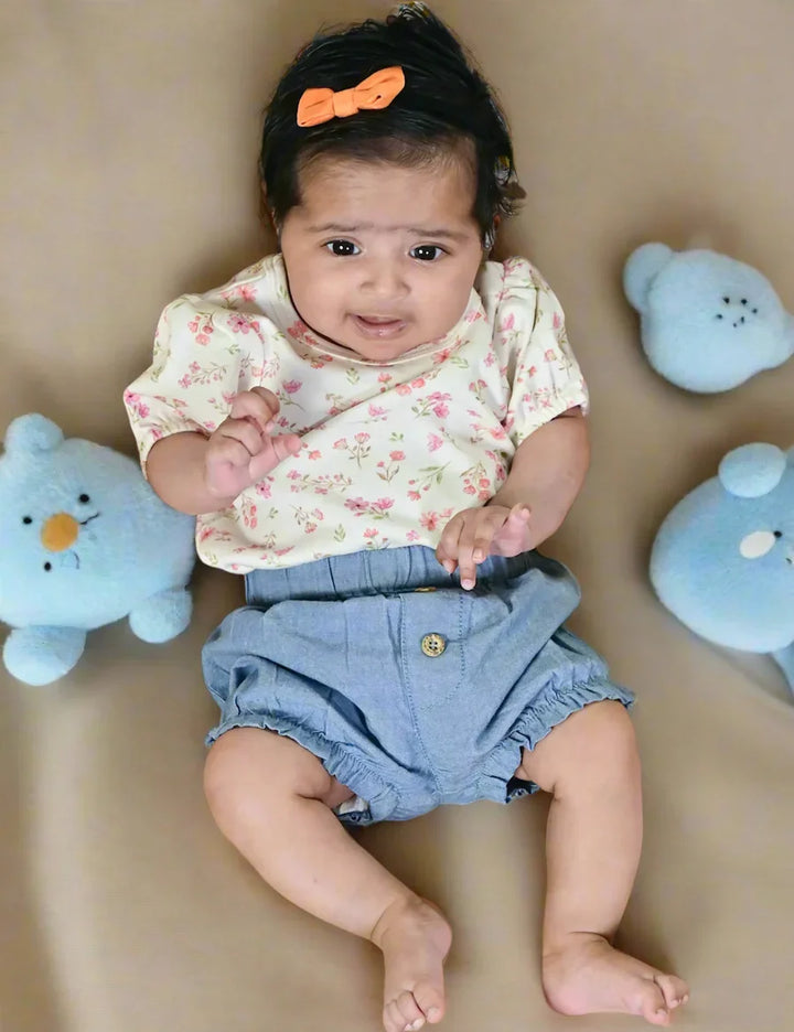 Organic Cotton Top, Bloomer & Sun Hat - ohmybebe