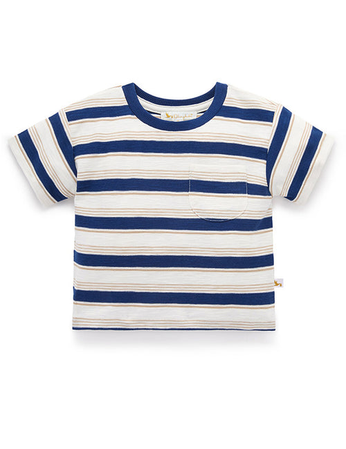 Organic Cotton Baby Striped T-Shirt – 2-Pack