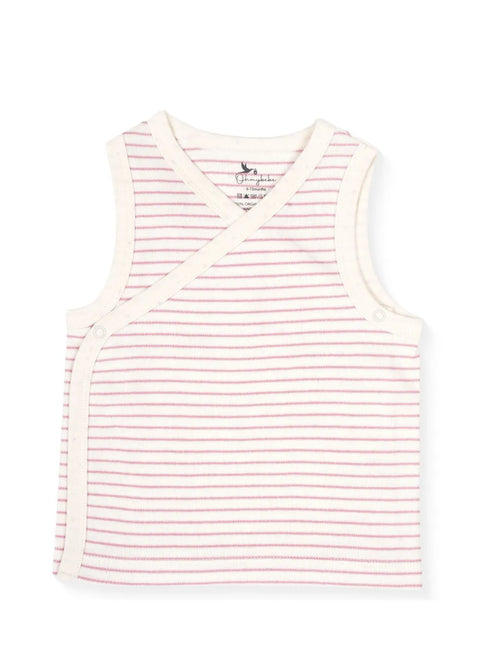 Organic Cotton Baby Jabla Set – Pink Stripes (3 Pack)