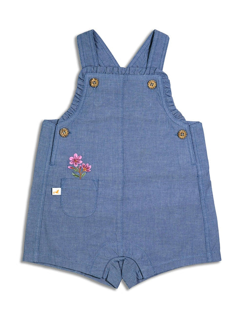Organic Cotton Floral Chambray Set