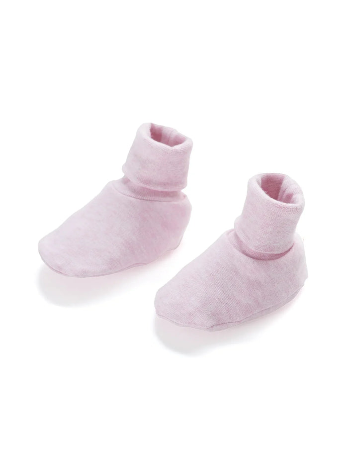 Organic Cotton Essentials Booties – Blue & Pink Set - ohmybebe