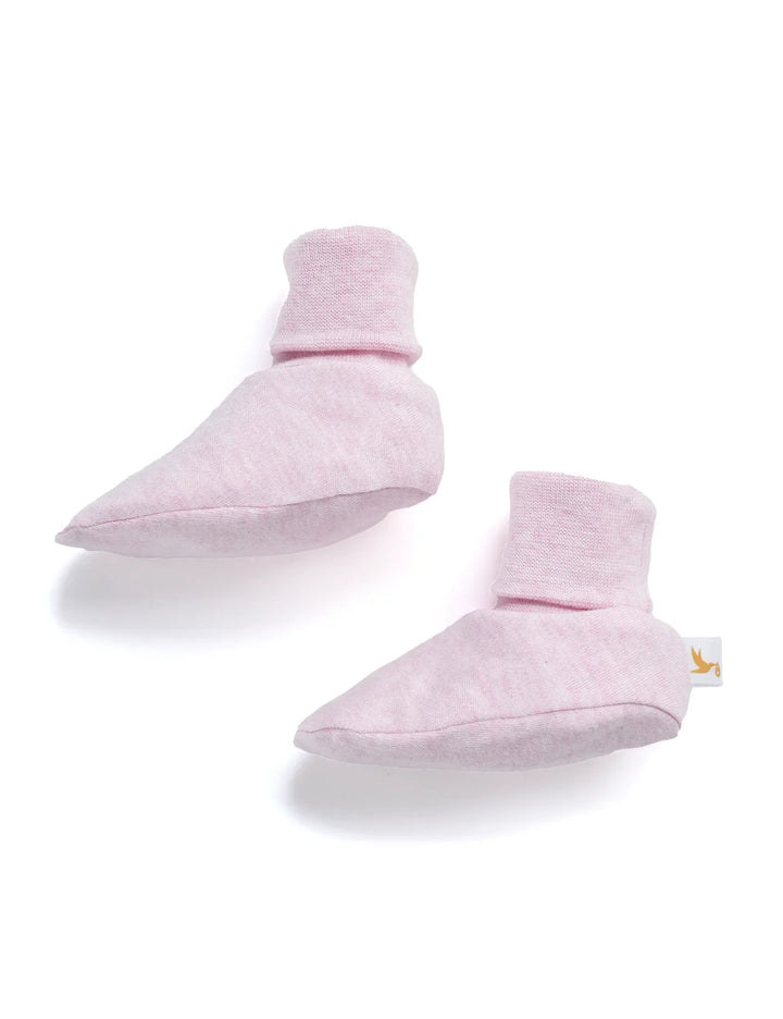 Organic Cotton Essentials Booties – Blue & Pink Set - ohmybebe