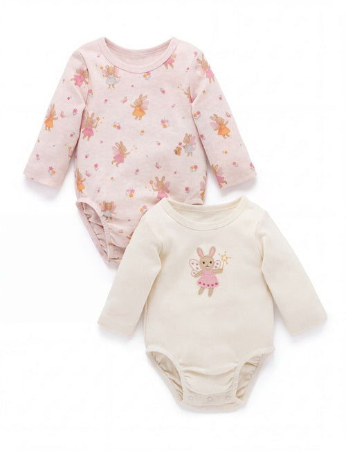 Little Fairies Long Sleeve Bodysuit Set