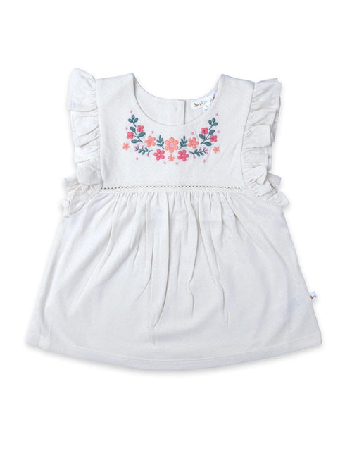 Organic Cotton Embroidered Tunic & Shorts Set