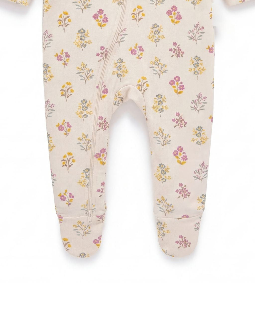 footed-legs-posie-floral-organic-cotton-baby-romper