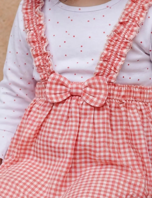 Little Berry Gingham Frock Set