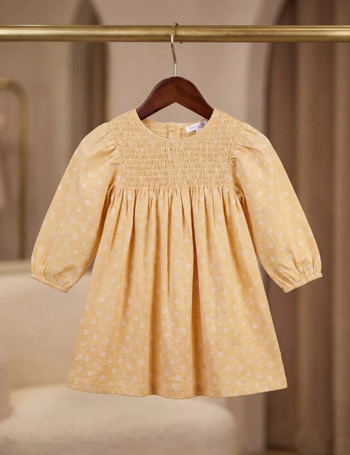 Organic Cotton Sunny Daisy Charm Dress