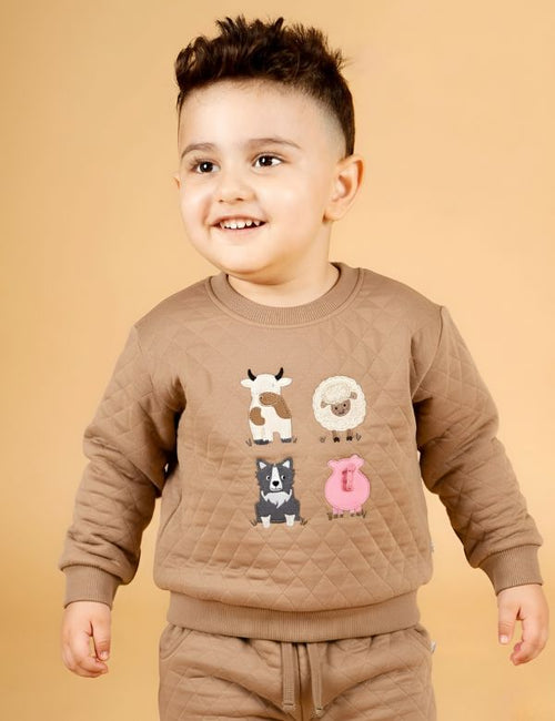Farm Animal Quilted Co-Ord Set