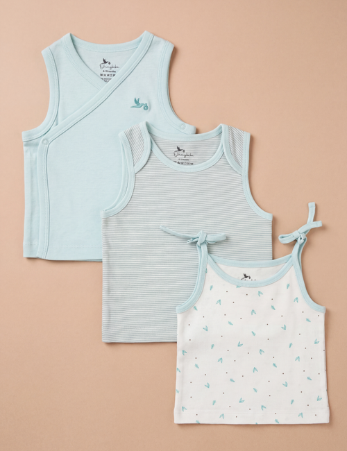 Organic Cotton Baby Jabla Set – Pastel Green (3 Pack)